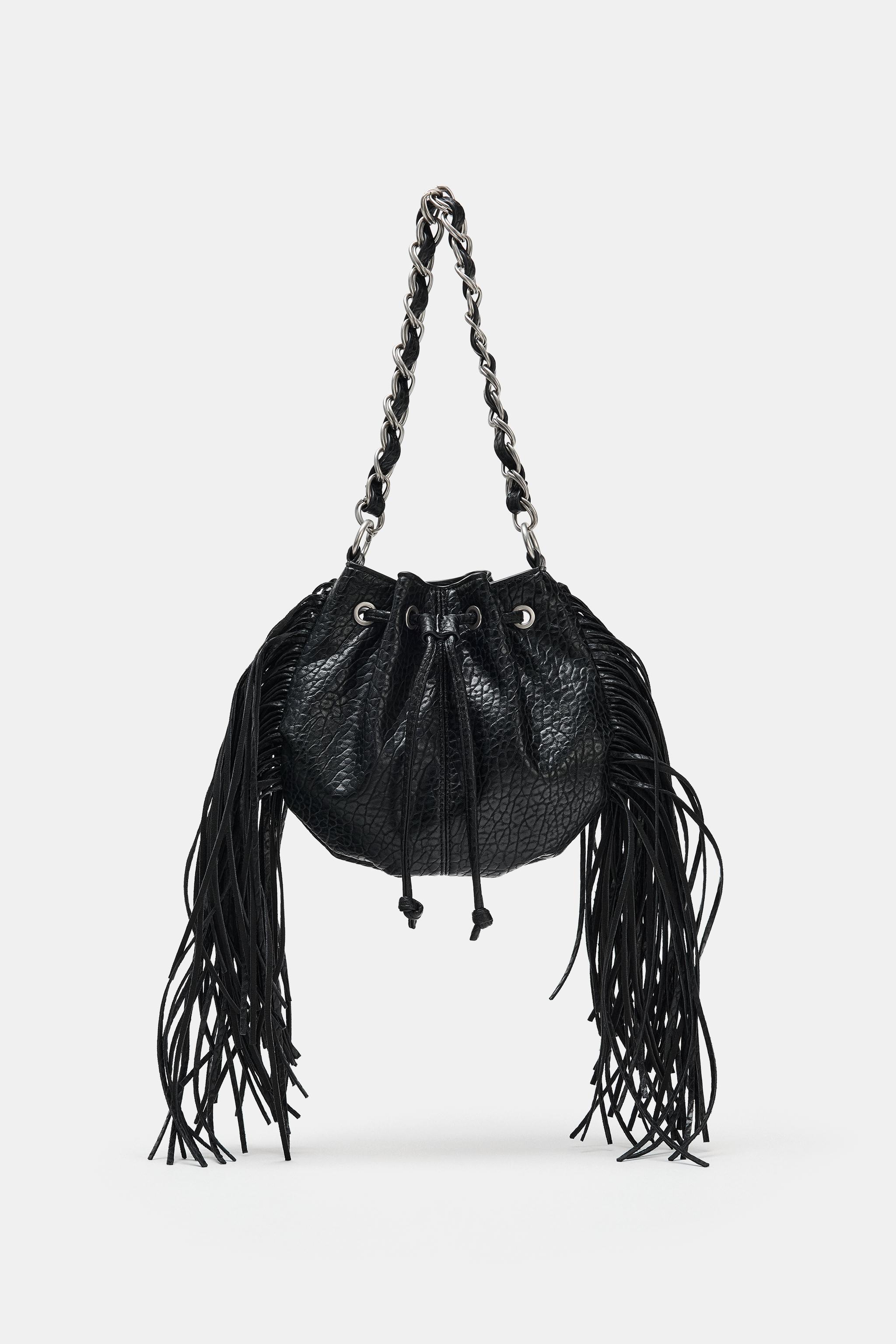 FRINGE SHOULDER BAG